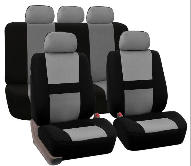 車用シートカバー 9点セット グレー