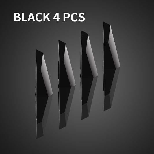 ドアエッジプロテクター ブラック 4個組